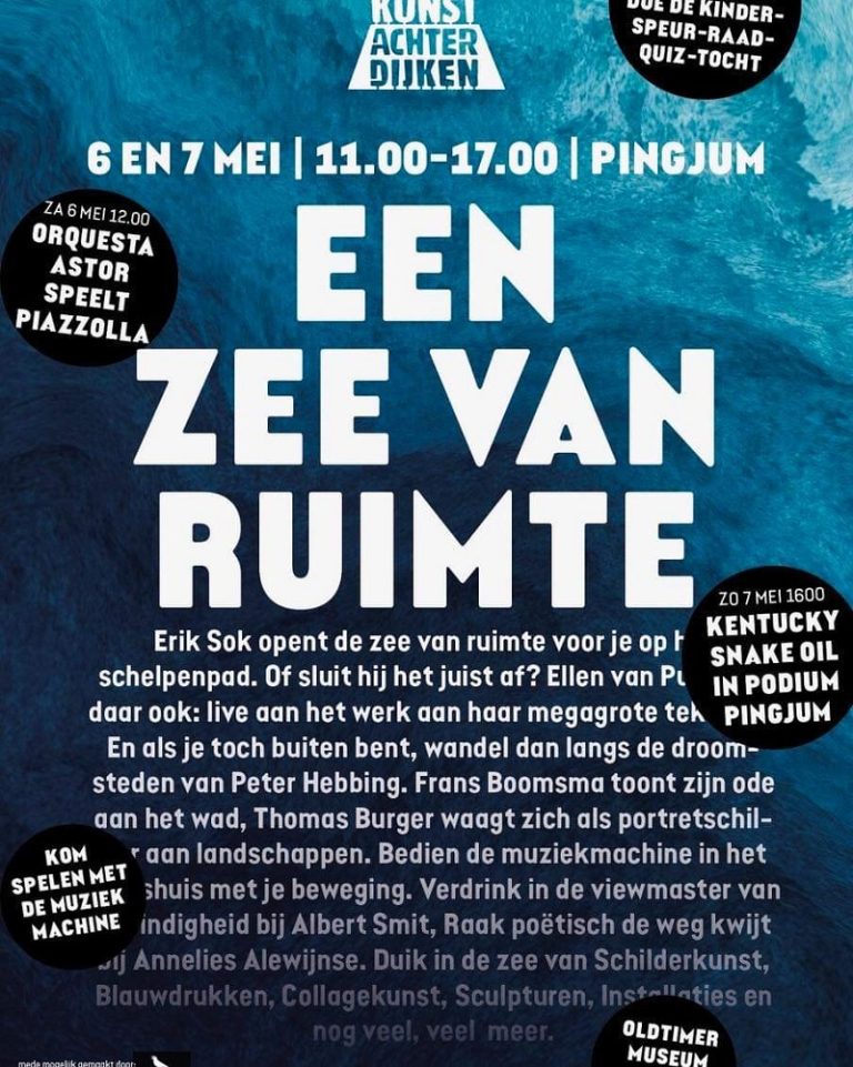 Poster Een Zee van Ruimte